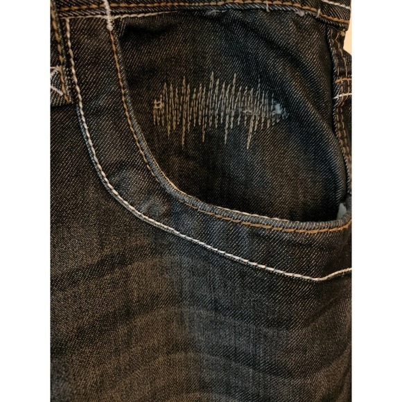 Truth Substance Common Sense Blue Men's Denim Shorts Size 38 Dark Wash - Picture 4 of 7